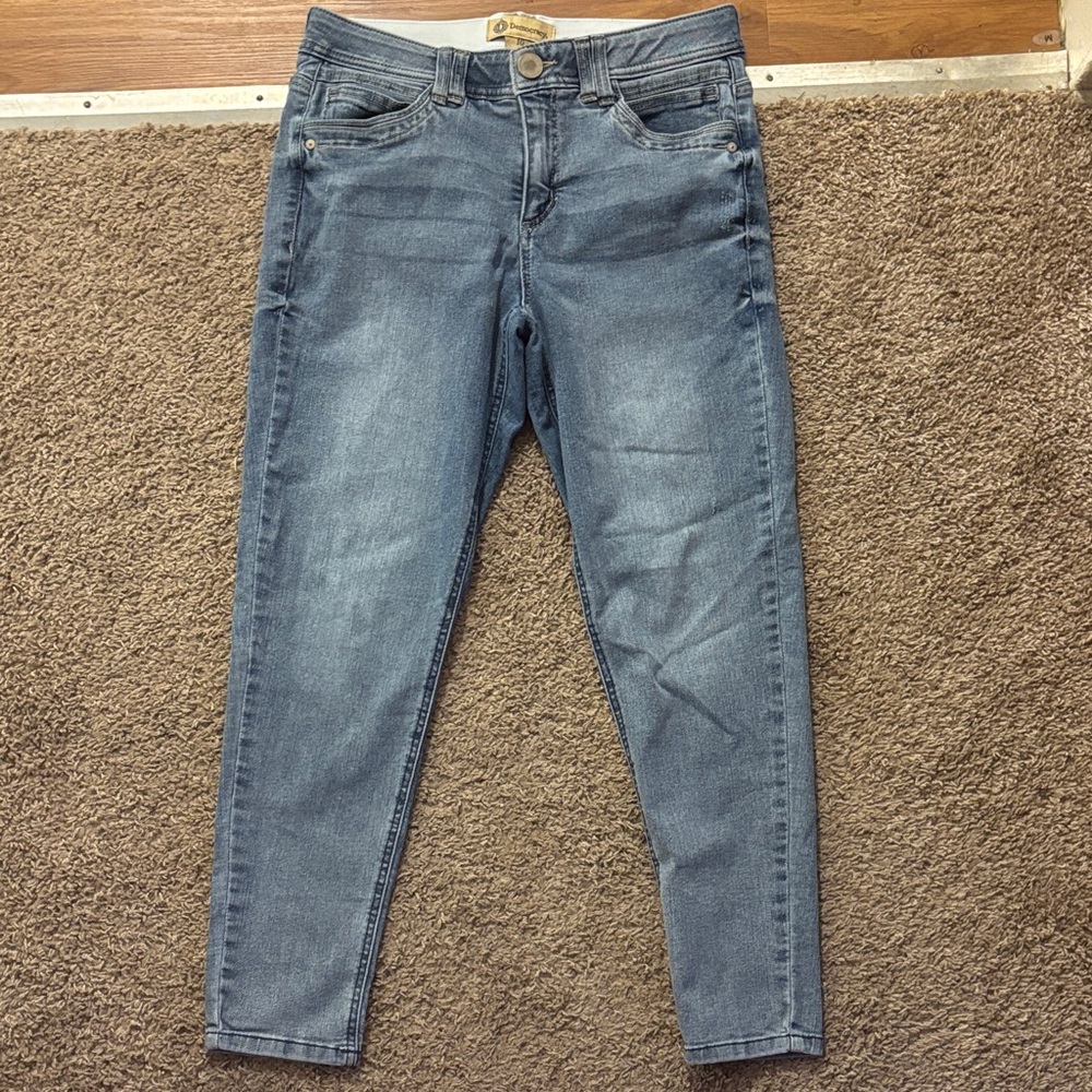 Democracy Woman’s 10 Ab Technology Light Blue Ankle Jeans Excellent Condition